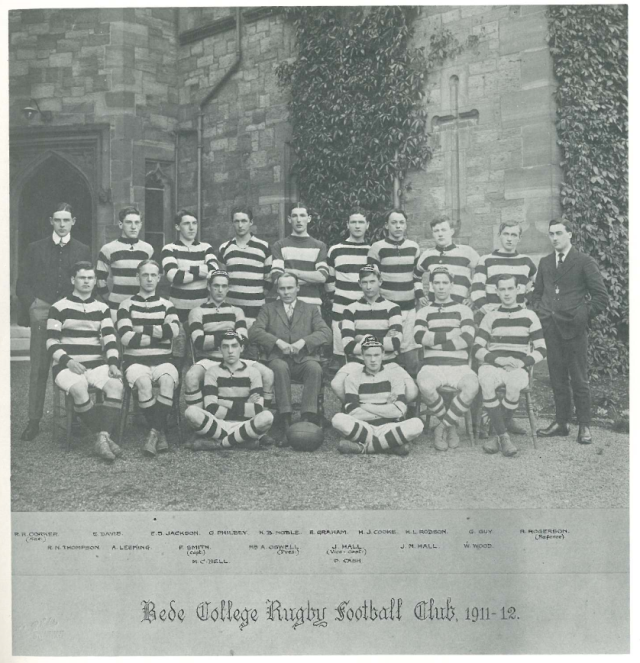 Bede College Rugby Football Club 1911-12